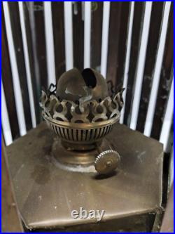 Vintage Orient Express Brass Oil Lantern Very Rare