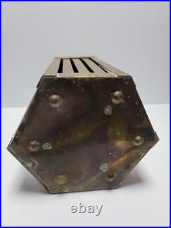Vintage Orient Express Brass Oil Lantern Very Rare