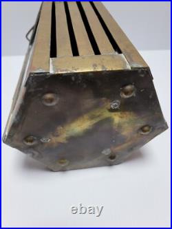 Vintage Orient Express Brass Oil Lantern Very Rare