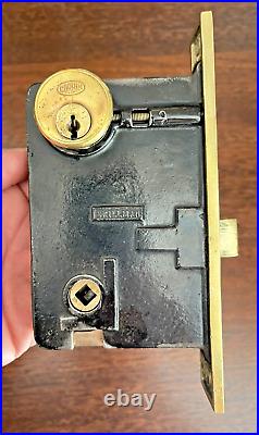 Vintage Skillman Entry Door Mortise Lockset Circa 1930s VERY RARE SET