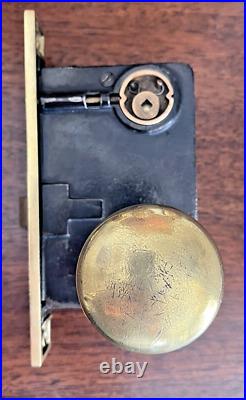 Vintage Skillman Entry Door Mortise Lockset Circa 1930s VERY RARE SET