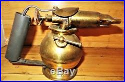 Vintage Spherical Surmelin Brass Blow Torch Very Rare