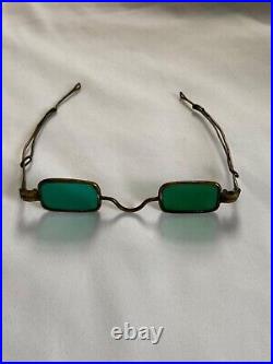 Vintage Sunglasses Very Rare Brass 1800's Schildknecht Estate Antique