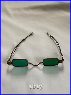 Vintage Sunglasses Very Rare Brass 1800's Schildknecht Estate Antique