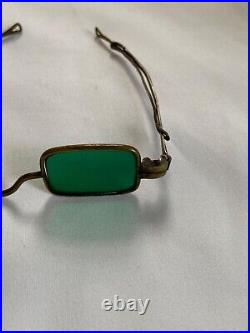 Vintage Sunglasses Very Rare Brass 1800's Schildknecht Estate Antique