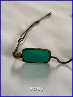 Vintage Sunglasses Very Rare Brass 1800's Schildknecht Estate Antique