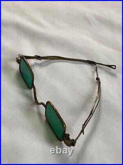 Vintage Sunglasses Very Rare Brass 1800's Schildknecht Estate Antique