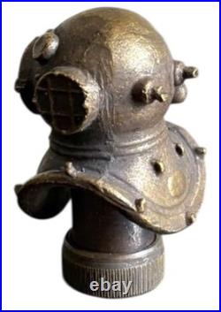 Vintage Tiny 1940s Rolex brass helmet store display very rare