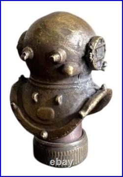 Vintage Tiny 1940s Rolex brass helmet store display very rare