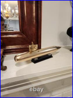 Vintage USS fast attack Submarine solid Brass Modell Very Rare navy memorabilia