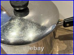 Vintage VERY RARE 1930s Revere Ware 7 Sauce Pot With Lid Revere Copper & Brass