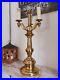 Vintage-Very-RARE-Stiffel-Brass-6-Way-4-Light-Table-Lamp-23S3-Antique-Solid-Bulb-01-bk