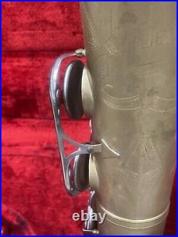 Vintage Very Rare Dileo Tenor Saxophone with Extras Hard Carrying Case Refurbished