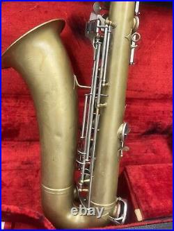 Vintage Very Rare Dileo Tenor Saxophone with Extras Hard Carrying Case Refurbished