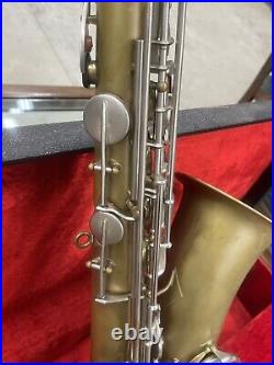 Vintage Very Rare Dileo Tenor Saxophone with Extras Hard Carrying Case Refurbished