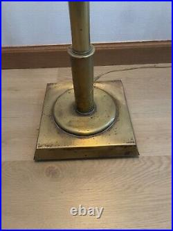 Vintage Very Rare FREDERICK COOPER Heavy Brass Lamp 63