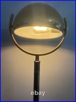 Vintage Very Rare FREDERICK COOPER Heavy Brass Lamp 63