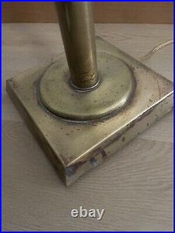 Vintage Very Rare FREDERICK COOPER Heavy Brass Lamp 63