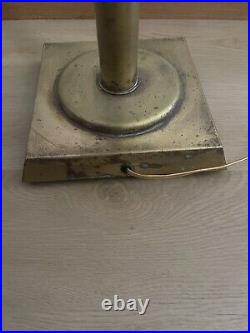 Vintage Very Rare FREDERICK COOPER Heavy Brass Lamp 63