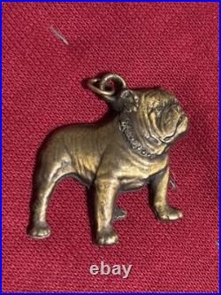 Vintage Very Rare Mack Truck Bulldog Brass Facing Right Pendant