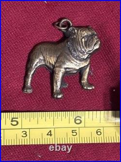 Vintage Very Rare Mack Truck Bulldog Brass Facing Right Pendant