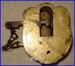 Vintage Very Rare Shape Old Brass Pad Lock Working Condition Must See