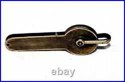 Vintage Very Rare unused Brass Key & Brass Cover all in one (tiffany & co style)