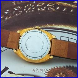Vintage Watch Vostok 2414 Red Dial Very Rare Wristwatch USSR Wostok Gold Plated