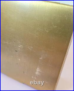 Vintage Zardozi Embellished Brass Cigarette Case with Internal Clip -Very Rare