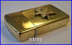 Vintage Zippo 1992 Marlboro Longhorn Star Brass Lighter NEW! VERY RARE