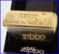 Vintage Zippo 1994 Harley Davidson Engine Brass Lighter VERY RARE