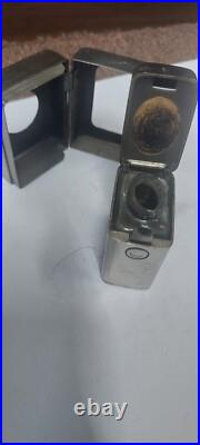 Vintage antique old rare traveling inkwell very rare