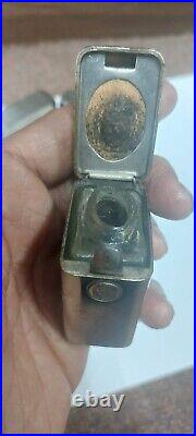Vintage antique old rare traveling inkwell very rare