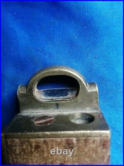 Vintage brass plum and field sight level very rare