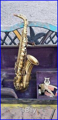 Vintage sax Tom Brown Cleveland early 20th century good condition very rare
