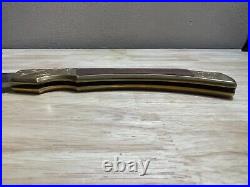 Vintge AITOR Inox Brass LUCHADERA 14 Tail Lockback Folder- Very Rare