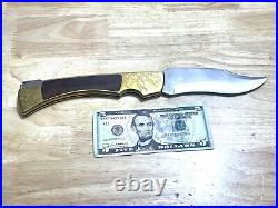 Vintge AITOR Inox Brass LUCHADERA 14 Tail Lockback Folder- Very Rare