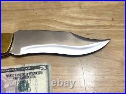 Vintge AITOR Inox Brass LUCHADERA 14 Tail Lockback Folder- Very Rare