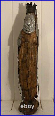 Virgin Mary Madonna Sculpture by famous sculptor Jean Camille Nasson VERY RARE