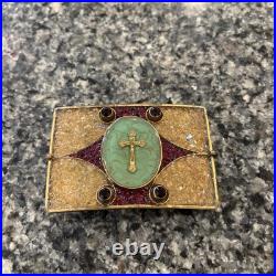Virgins Saints & Angels San Benito Belt Buckle Vintage Very Rare Desert Color