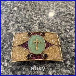 Virgins Saints & Angels San Benito Belt Buckle Vintage Very Rare Desert Color