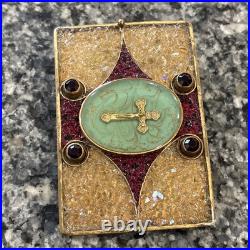 Virgins Saints & Angels San Benito Belt Buckle Vintage Very Rare Desert Color