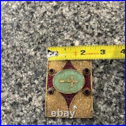 Virgins Saints & Angels San Benito Belt Buckle Vintage Very Rare Desert Color