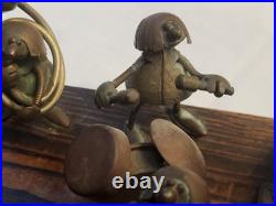 Vtg Magda Andrzej Nowakowscy Copper Sculpture 17-man Band. VERY RARE