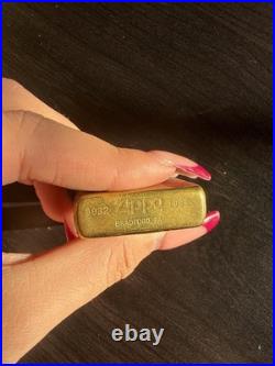 Vtg Very Rare 1932- 1985 Merit Cigarette Logo Solid Brass ZIPPO Torch Lighter