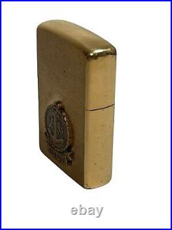 Vtg Very Rare 1932- 1985 Merit Cigarette Logo Solid Brass ZIPPO Torch Lighter