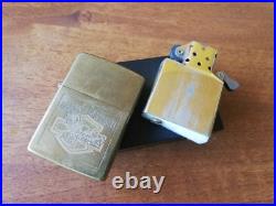 Vtg Very Rare 1932-1990 Brass Zippo Commemorative Edition Harley Davidson Eagle