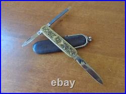 Vtg Very Rare 1950's German C. Schlieper Solingen Toledo Folding Pocket Knife