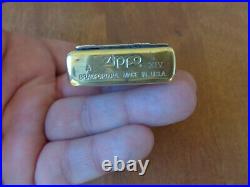 Vtg Very Rare 1989 Solid Brass Zippo Lighter Barrett Smythe Emblem Grizzly Bear