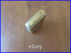 Vtg Very Rare 1994 Solid Brass Zippo Lighter Engraved Uncle Sam & Zippo Flame
